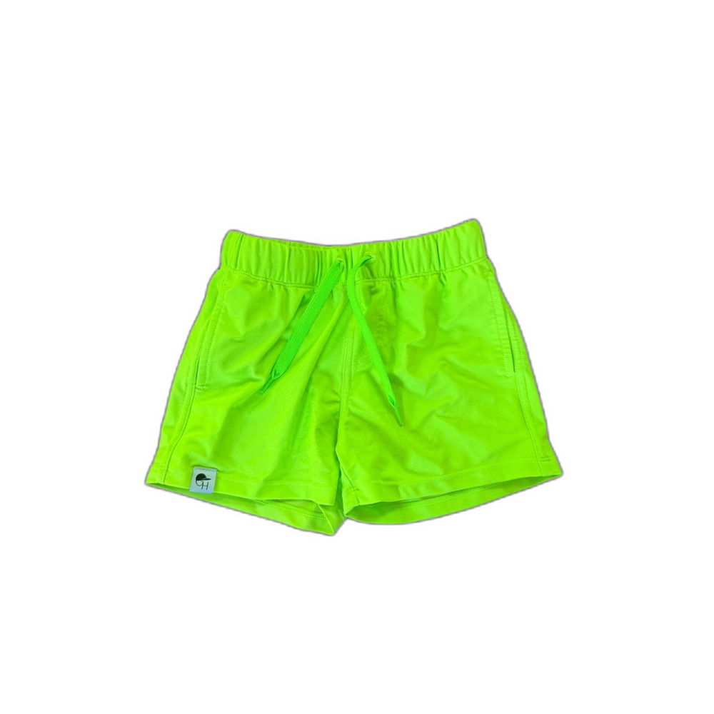 George Hats Neon Green Hybrid Swim Shorts UPF 50+ Size 3–4T